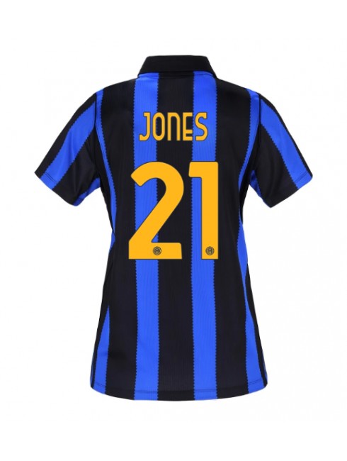 Ženski Nogometna dresi replika Inter Milan Curtis Jones #21 Domači 2026-27 Kratek rokav Ženski Nogometna dresi replika Inter Milan Curtis Jones #21 Domači 2026-27 Kratek rokav